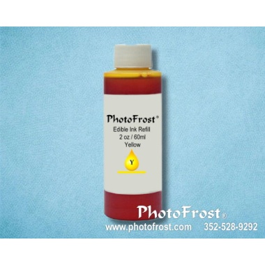 PhotoFrost® Yellow Edible Ink Refill 2oz