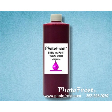 PhotoFrost® Magenta Edible Ink Refill Bottle 16oz