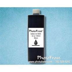 FlexFrost® Black Edible Ink Refill Bottle 32oz