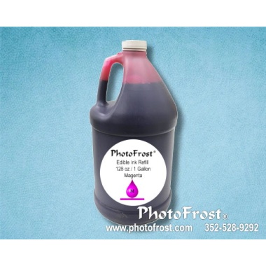 Magenta Edible Ink Refill Bottle Gallon