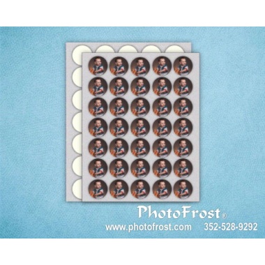 PhotoFrost® 1.25" Circle Ultimate Icing Sheets 12/pkg
