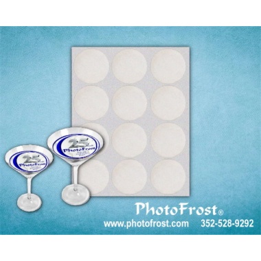 PhotoFrost® 2.13" Circle Ultra Thin Icing Sheets 24/pkg