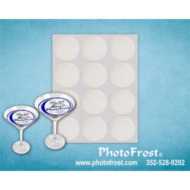 PhotoFrost® 2.5" Circle Ultra Thin Icing Sheets 24/pkg